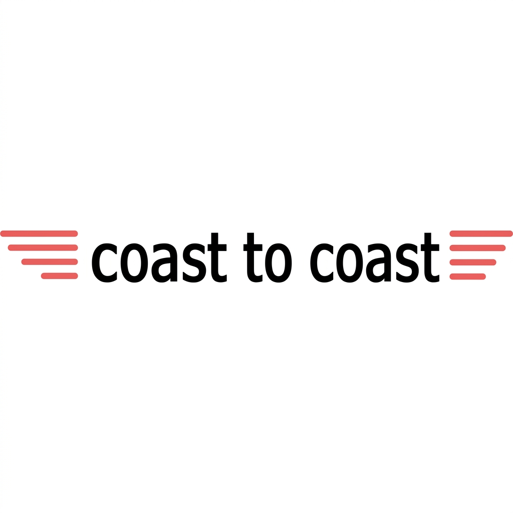 Coast to Coast Resorts network logo badge on a clean background, representing reciprocal private campground membership options for RV travel.